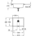 Мойка кухонная Grohe K700U 31655AP0