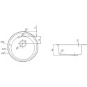 Мойка кухонная IDDIS Suno SUN50S0i77