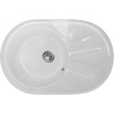 Мойка кухонная Mixline ML-GM Gloss 03 белая