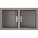 Мойка кухонная Omoikiri Banzen 86-2 leningrad grey