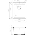 Мойка кухонная Omoikiri Bosen 41 SA бежевая