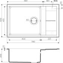 Мойка кухонная Omoikiri Sumi 78-LB платина