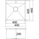 Мойка кухонная Oulin OL-F121X