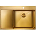 Мойка кухонная Paulmark Elde PM807851-BGR R, золото