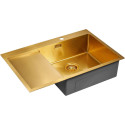 Мойка кухонная Paulmark Elde PM807851-BGR R, золото