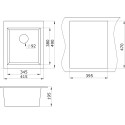 Мойка кухонная Paulmark Leer PM104249-BE бежевый