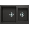 Мойка кухонная Polygran Brig 772 черная
