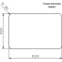 Мойка кухонная Reginox Ohio 40x40+18x40 LUX L сталь