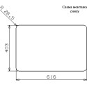 Мойка кухонная Reginox Ohio 40x40+18x40 LUX L сталь