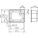Мойка кухонная Reginox R18 2330 LUX OSK сталь