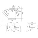 Мойка кухонная Schock Lotus 90С (С-150) пуро