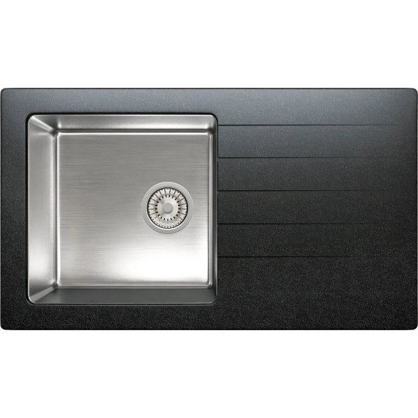 Мойка кухонная Tolero Twist TTS-860 № 911 черная