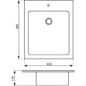 Мойка кухонная Whinstone Аркус 420 жасмин