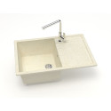 Мойка кухонная ZETT lab. T161Q002 бежевая