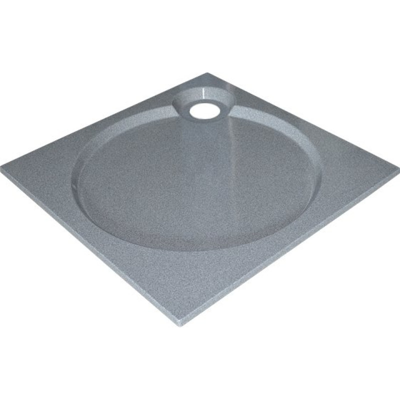 Поддон для душа GuteWetter Deluxe 100x100x2 Q серый