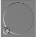 Поддон для душа GuteWetter Deluxe 100x100x2 Q серый