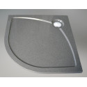 Поддон для душа GuteWetter Deluxe 80x80x2 R серый
