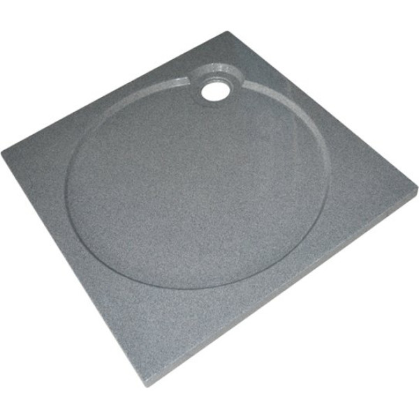 Поддон для душа GuteWetter Deluxe 90x90x4 Q серый