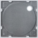 Поддон для душа GuteWetter Deluxe 90x90x4 Q серый
