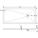 Поддон для душа RGW Stone Tray ST-0117G 70х110 с сифоном