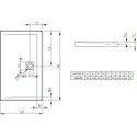 Поддон для душа Radaway Argos D90x140