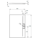 Поддон для душа Radaway Giaros D 110x80