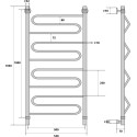 Полотенцесушитель водяной Energy Sonata 100x50