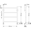 Полотенцесушитель водяной Secado Триада 1 плюс 50x50 (32/25)