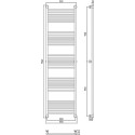 Полотенцесушитель водяной Сунержа Богема+ 190x50, прямая