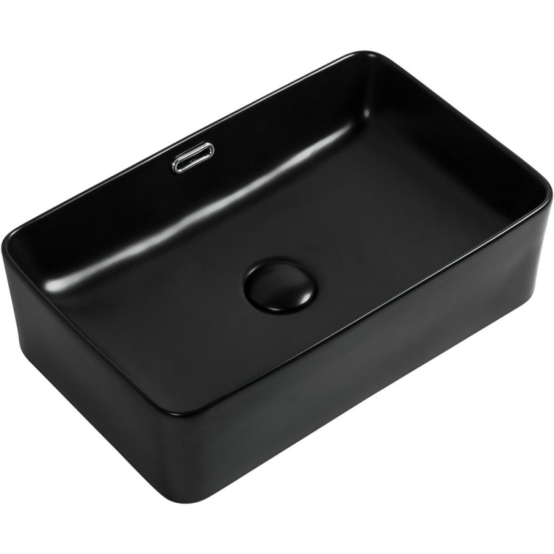 Раковина Aquanet Perfect 2-MB черная матовая