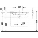 Раковина Duravit DuraStyle 232080