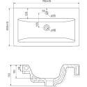 Раковина IDDIS Wash Basin 70
