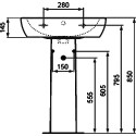 Раковина Ideal Standard Tempo T056401 60 см