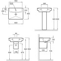 Раковина Jacob Delafon Reve E4802 60 см
