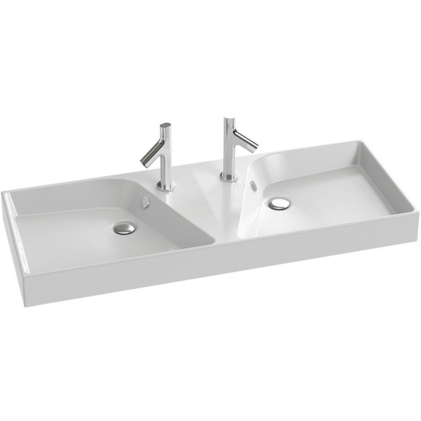 Раковина Jacob Delafon Rythmik EXM112 120 см двойная