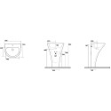 Раковина Kerasan Aquatech 374101 60 см