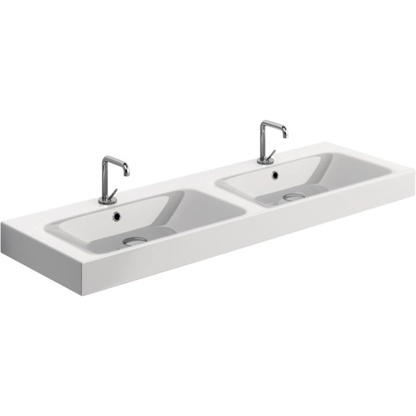 Раковина Kerasan Cento 3536 140 см, двойная