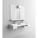 Раковина Kerasan Cento 3536 140 см, двойная