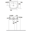 Раковина Kerasan Flo 3141 50 см