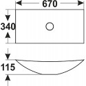 Раковина Melana MLN-78123