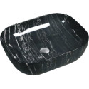 Раковина SantiLine SL-7029 черный мрамор