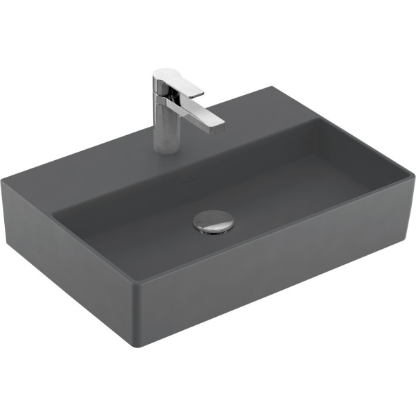 Раковина Villeroy & Boch Memento 4A226LI4 graphite, ceramicplus, без перелива