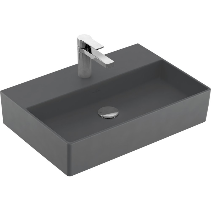 Раковина Villeroy & Boch Memento 4A226LI4 graphite, ceramicplus, без перелива