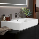 Раковина Villeroy & Boch Memento 4A228GR2 star white, ceramicplus, с переливом