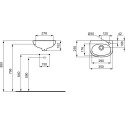 Рукомойник Ideal Standard Ecco W407901 R 35 см