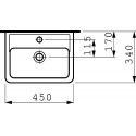 Рукомойник Laufen Pro 8.1195.1.000.104.1