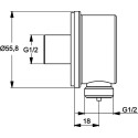 Шланговое подключение Ideal Standard IdealRain B9448AA