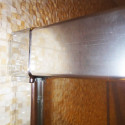 Шторка на ванну GuteWetter Slide Pearl GV-862 левая 120 см стекло бесцветное, профиль хром