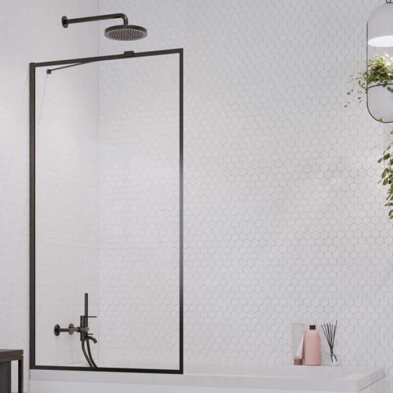 Шторка на ванну Radaway Idea Black PNJ II Frame 60
