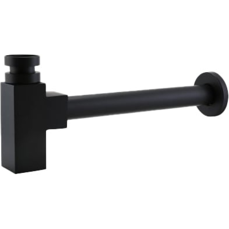 Сифон для раковины BelBagno BB-SMQ2-NERO черный
